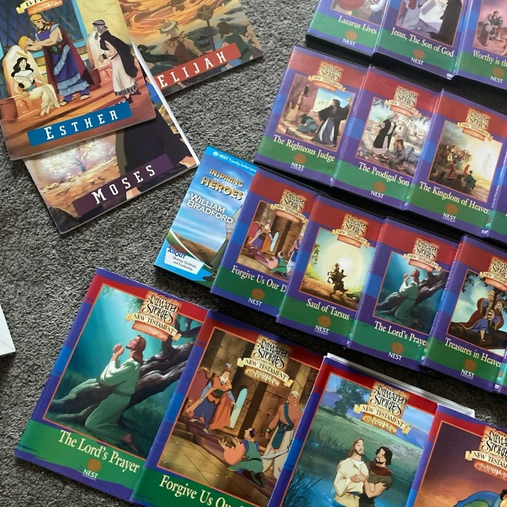 HUGE Nest Sunday School Animated Stories DVD & Reproducible Activity Book Set - Picture 8 of 16